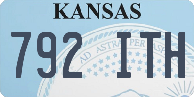 KS license plate 792ITH
