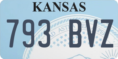 KS license plate 793BVZ