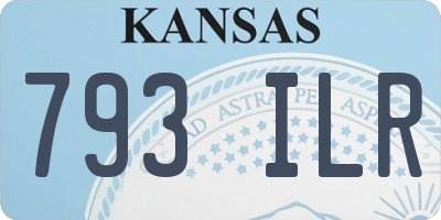 KS license plate 793ILR