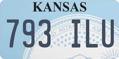 KS license plate 793ILU