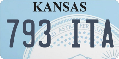 KS license plate 793ITA