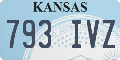 KS license plate 793IVZ