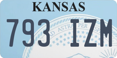KS license plate 793IZM