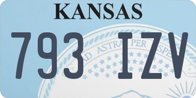 KS license plate 793IZV