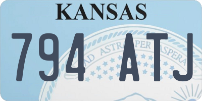 KS license plate 794ATJ