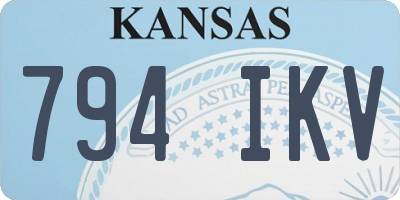 KS license plate 794IKV