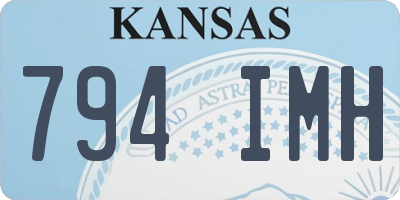 KS license plate 794IMH