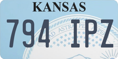 KS license plate 794IPZ
