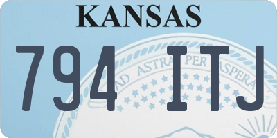 KS license plate 794ITJ