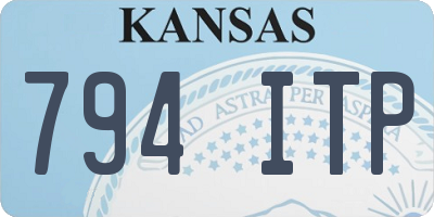 KS license plate 794ITP