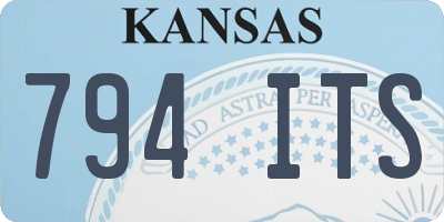 KS license plate 794ITS