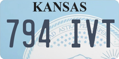 KS license plate 794IVT