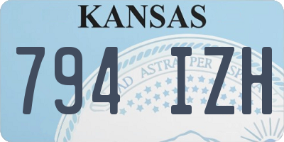 KS license plate 794IZH