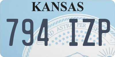 KS license plate 794IZP