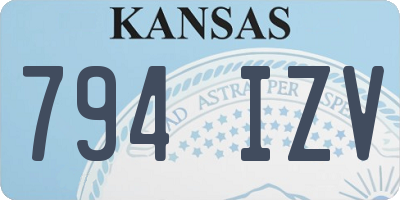 KS license plate 794IZV