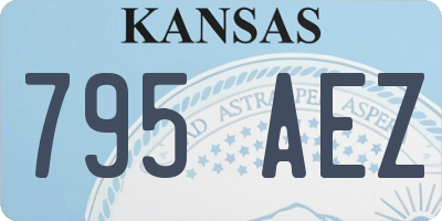 KS license plate 795AEZ