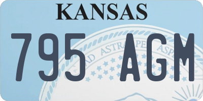 KS license plate 795AGM
