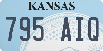 KS license plate 795AIQ