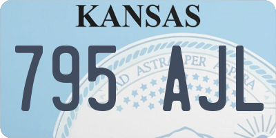 KS license plate 795AJL