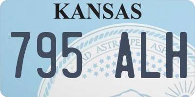 KS license plate 795ALH