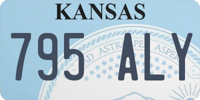 KS license plate 795ALY
