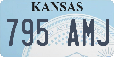 KS license plate 795AMJ