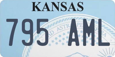 KS license plate 795AML
