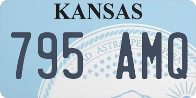 KS license plate 795AMQ