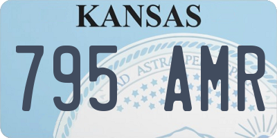 KS license plate 795AMR