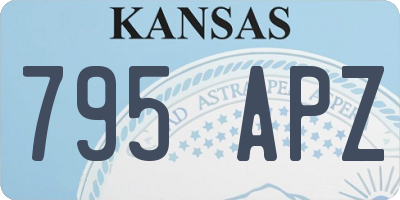 KS license plate 795APZ