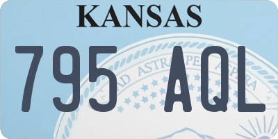 KS license plate 795AQL