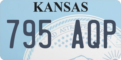 KS license plate 795AQP