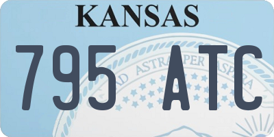 KS license plate 795ATC