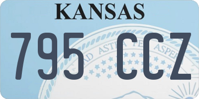 KS license plate 795CCZ