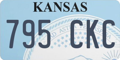 KS license plate 795CKC