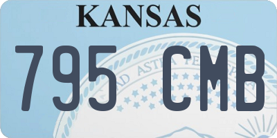 KS license plate 795CMB