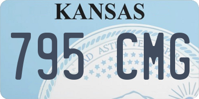 KS license plate 795CMG
