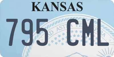 KS license plate 795CML