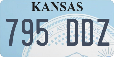 KS license plate 795DDZ