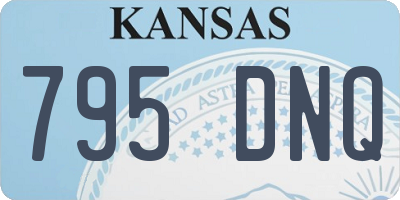 KS license plate 795DNQ