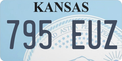 KS license plate 795EUZ