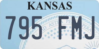 KS license plate 795FMJ