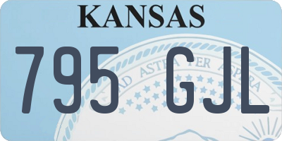 KS license plate 795GJL