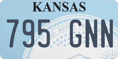 KS license plate 795GNN