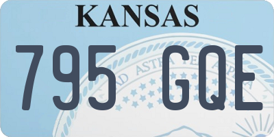 KS license plate 795GQE