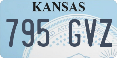KS license plate 795GVZ