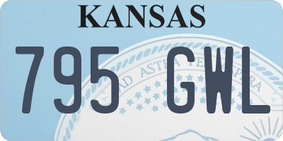 KS license plate 795GWL