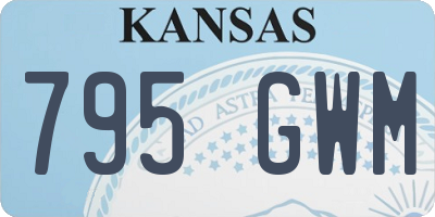 KS license plate 795GWM