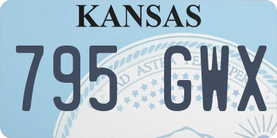 KS license plate 795GWX