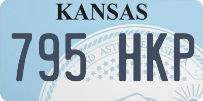 KS license plate 795HKP